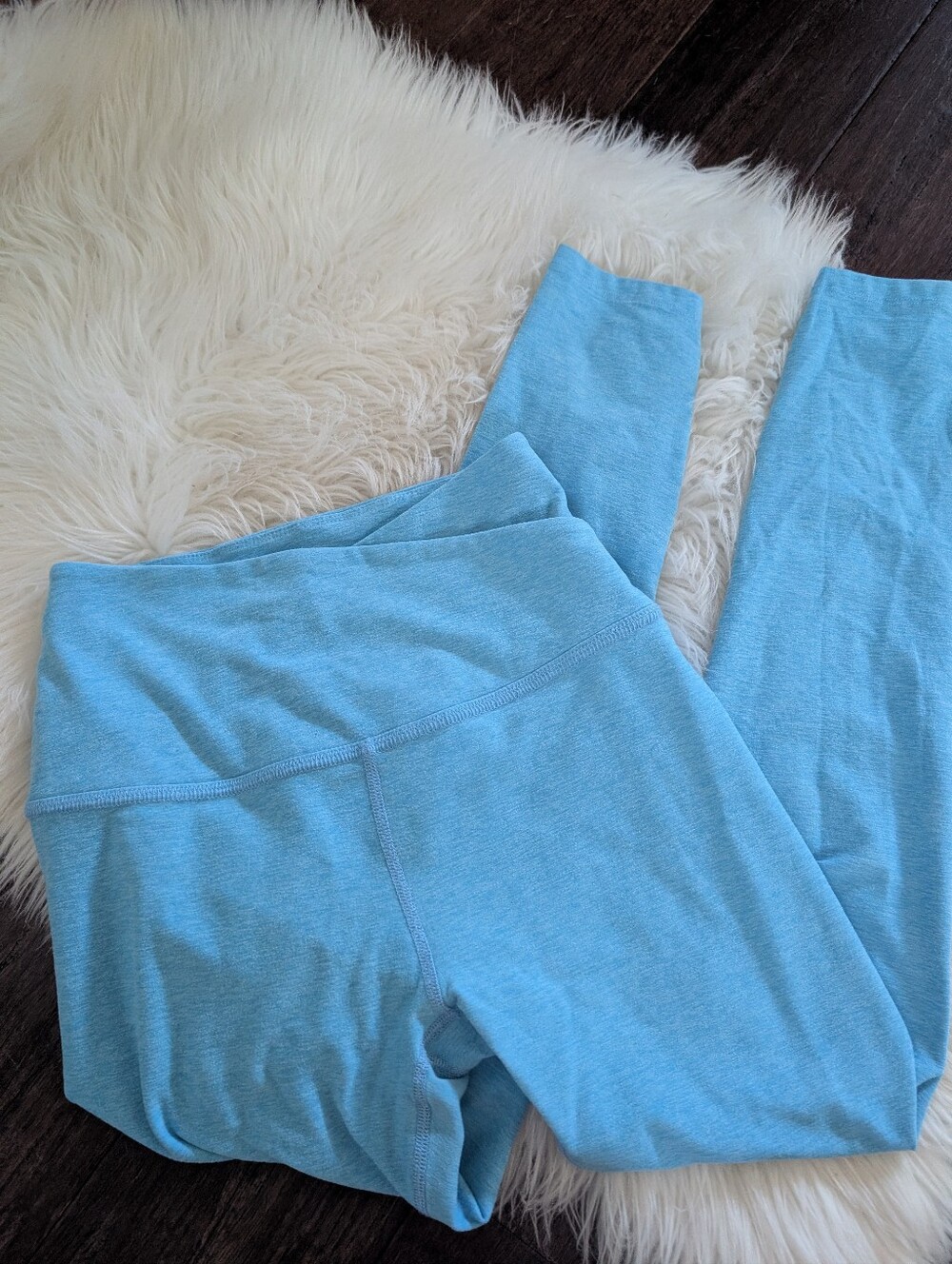Beyond Yoga Sky Blue Spacedye Performance Legging Crossover S Small